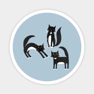 Black and White Tuxedo Cats Magnet